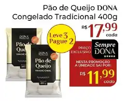 Dona de Casa Pão de Queijo Tradicional oferta
