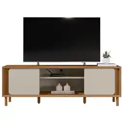 Benoit Rack Linea Brasil Belém Para TV Até 75 2 Portas 61 x 182 x 39cm oferta