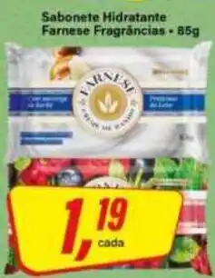 Rede Supermarket Sabonete Hidratante Farnese Fragrâncias oferta