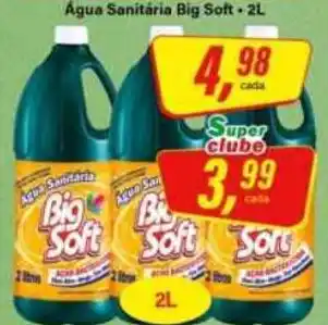 Rede Supermarket Água Sanitária Big Soft oferta