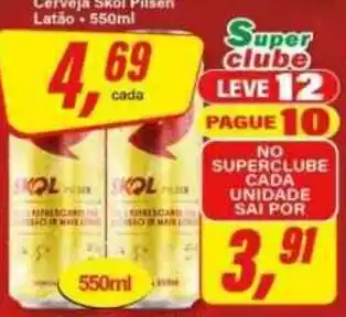 Rede Supermarket Cerveja skol pilsen oferta