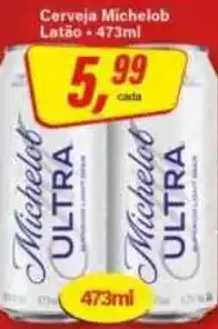 Rede Supermarket Cerveja michelob latão oferta