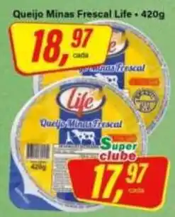 Rede Supermarket Queijo Minas Frescal Life oferta