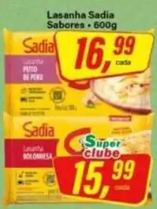 Rede Supermarket Lasanha Sadia Sabores oferta