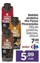 Carrefour Bairro Piracanjuba - bebida proteica pro force oferta