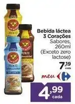 Carrefour Bairro 3 corações - bebida láctea oferta