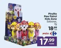 Carrefour Sabores - pirulito paw patrol kids oferta