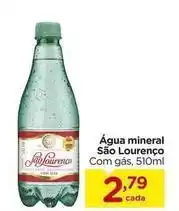 Carrefour São lourenço - água mineral oferta
