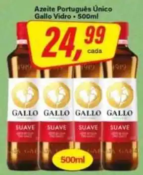 Rede Supermarket Azeite Português Único Gallo Vidro oferta