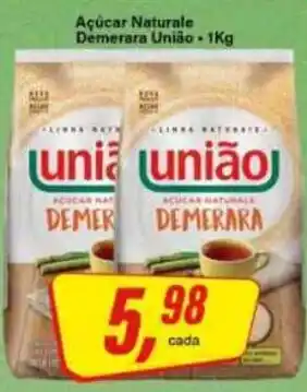 Rede Supermarket Açúcar Natural Demerara União oferta