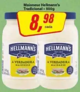 Rede Supermarket Maionese hellmann's tradicional oferta