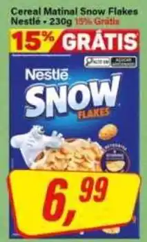 Rede Supermarket Cereal Matinal Snow Flakes oferta