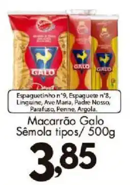 Confiança Supermercados Macarrão Galo oferta
