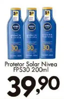 Confiança Supermercados Protetor Solar Nivea FPS30 oferta