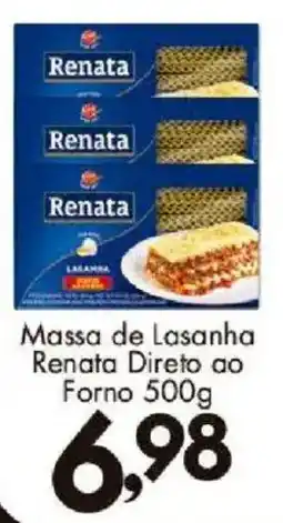Confiança Supermercados Massa de Lasanha Renata Direto ao Forno oferta