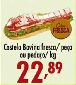 Confiança Supermercados Costela Bovina fresca oferta