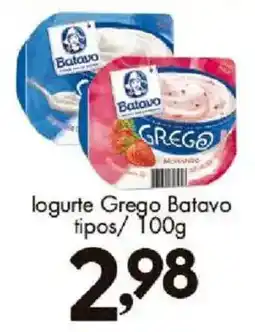 Confiança Supermercados logurte grego batavo oferta