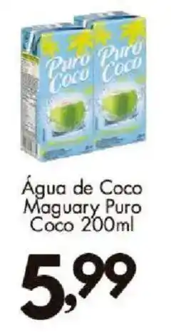 Confiança Supermercados Água de Coco Maguary Puro Coco oferta