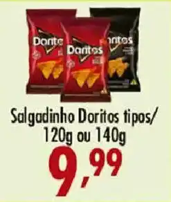 Confiança Supermercados Salgadinho Doritos tipos oferta