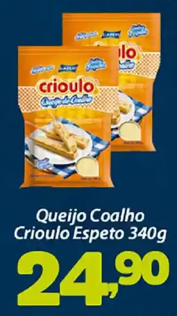 Confiança Supermercados Queijo Coalho Crioulo Espeto oferta