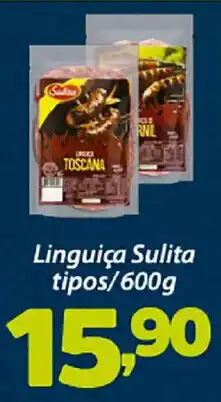 Confiança Supermercados Linguiça Sulita tipos oferta