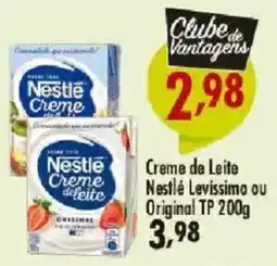 Confiança Supermercados Creme de Leite Nestlé Levisíssimo ou Original TP oferta