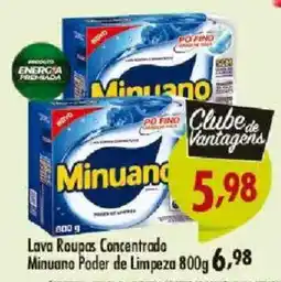 Confiança Supermercados Lava Roupas Concentrado Minuano Poder de Limpeza oferta