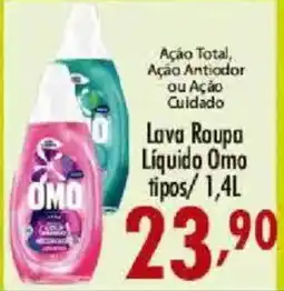 Confiança Supermercados Lava Roupa Líquido Omo tipos oferta