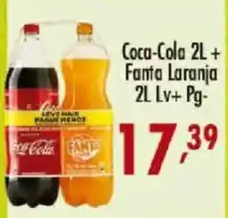 Confiança Supermercados Coca-Cola 2L + Fanta Laranja 2L oferta