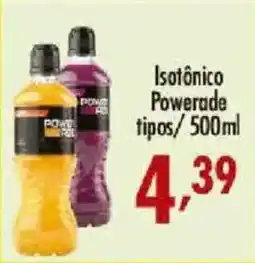 Confiança Supermercados Isotônico Powerade tipos oferta