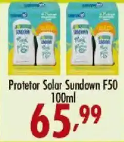Confiança Supermercados Protetor solar sundown f50 oferta