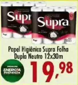 Confiança Supermercados Papel Higiênico Supra Folha Dupla Neutro oferta