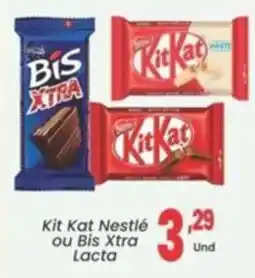 Primor Supermercado Kit Kat Nestlé ou Bis Xtra Lacta oferta