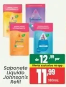 Primor Supermercado Sabonete Líquido Johnson's Refil oferta