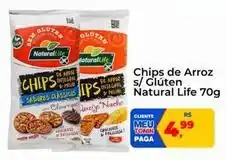 Tonin Superatacado Natural life - chips de arroz s/ gluten oferta