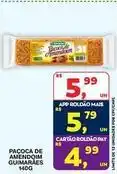 Roldão De amendoim - paçoca de amendoim guimaraes oferta