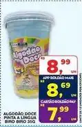 Roldão Algodao doce pinta a lingua oferta