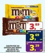 Roldão M&m's - chofeitos de chocolate oferta