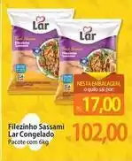 Atacadão Lar - filezinho sassami congelado oferta