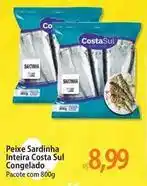 Atacadão Costa sul - peixe sardinha inteira congelado oferta