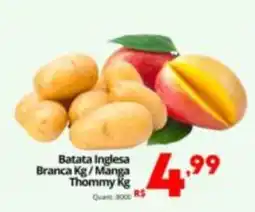 Althoff Supermercados batata inglesa branca kg / manga thommy kg oferta