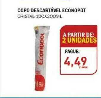Decisão Atacarejo Copo Descartável Econopot oferta