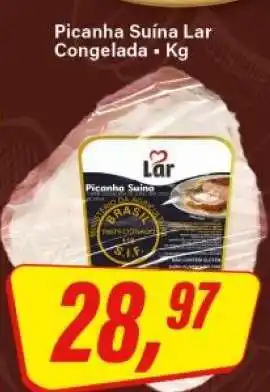 Rede Supermarket Picanha Suína Lar oferta
