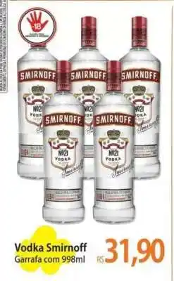 Atacadão Vodka Smirnoff oferta