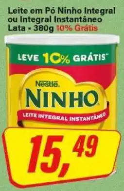 Rede Supermarket Leite em Pó Ninho Integral ou Integral Instantâneo oferta