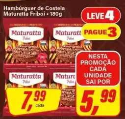 Rede Supermarket Hambúrguer de Costela Maturatta Friboi - 180g oferta