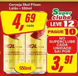 Rede Supermarket Cerveja Skol Pilsen oferta
