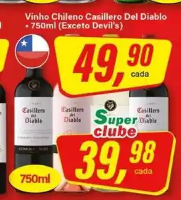 Rede Supermarket Vinho Chileno Casillero Del Diablo - 750ml (Exceto Devil's) oferta