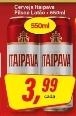 Rede Supermarket Cerveja Itaipava Pilsen Latão oferta