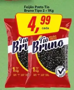 Rede Supermarket Feijão Preto Tio Bruno Tipo 2 oferta